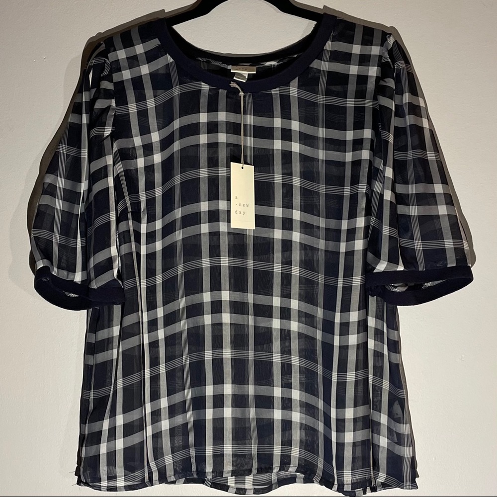 Sheer Puff Blouse
